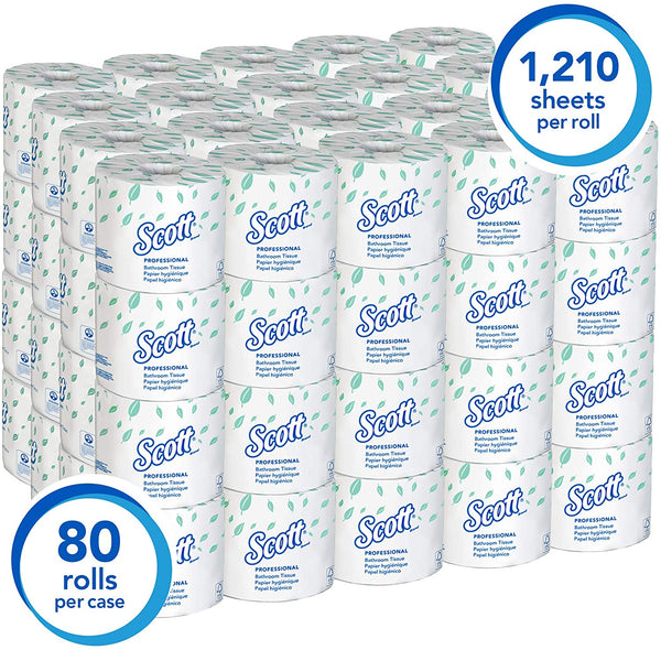 Scott Toilet Paper 80 Rolls/Case