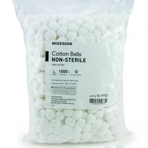Medline Cotton Balls, Nonsterile, Medium, White, Box Of 2,000