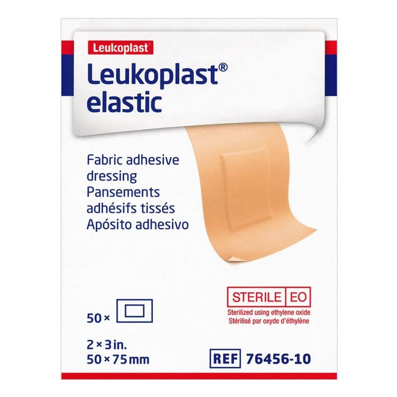 Leukoplast Adhesive Strip Elastic 2 X 3 Inch Cross-Elastic Material ...