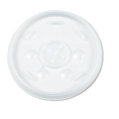 Dart Translucent Slotted Foam Cup Lids