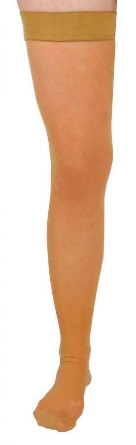 CURAD Thigh-High Compression Hosiery 15-20 mmHg Size B Beige - 1 Each